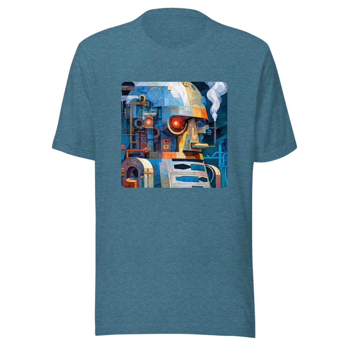 Cube-5D4 — Unisex / Heather Deep Teal