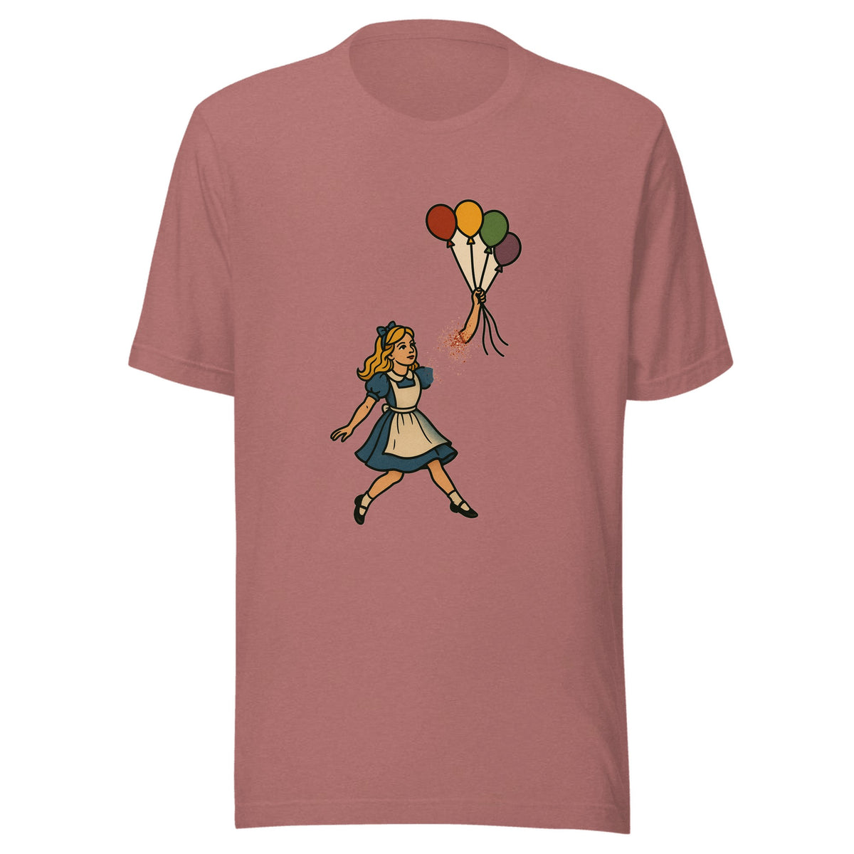 Alice and the Balloons — Unisex / Heather Mauve