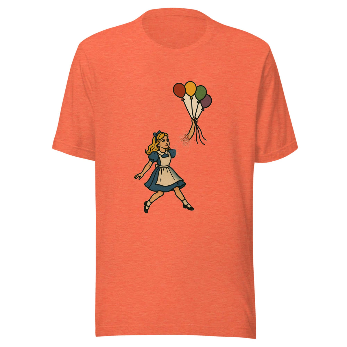 Alice and the Balloons — Unisex / Heather Orange