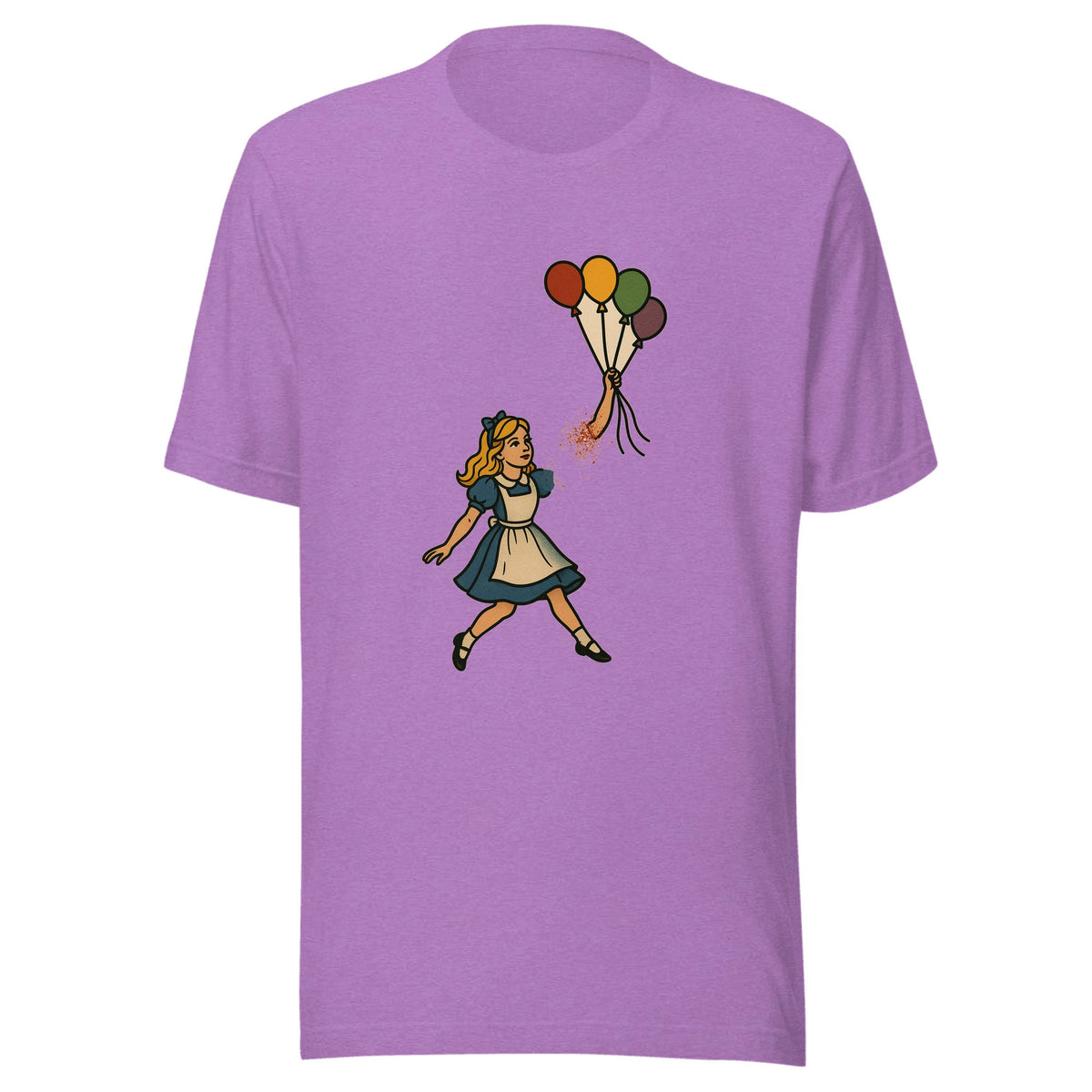 Alice and the Balloons — Unisex / Heather Team Purple