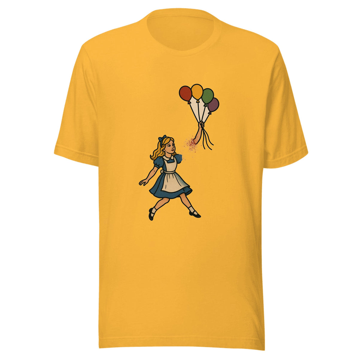 Alice and the Balloons — Unisex / Heather Yellow Gold