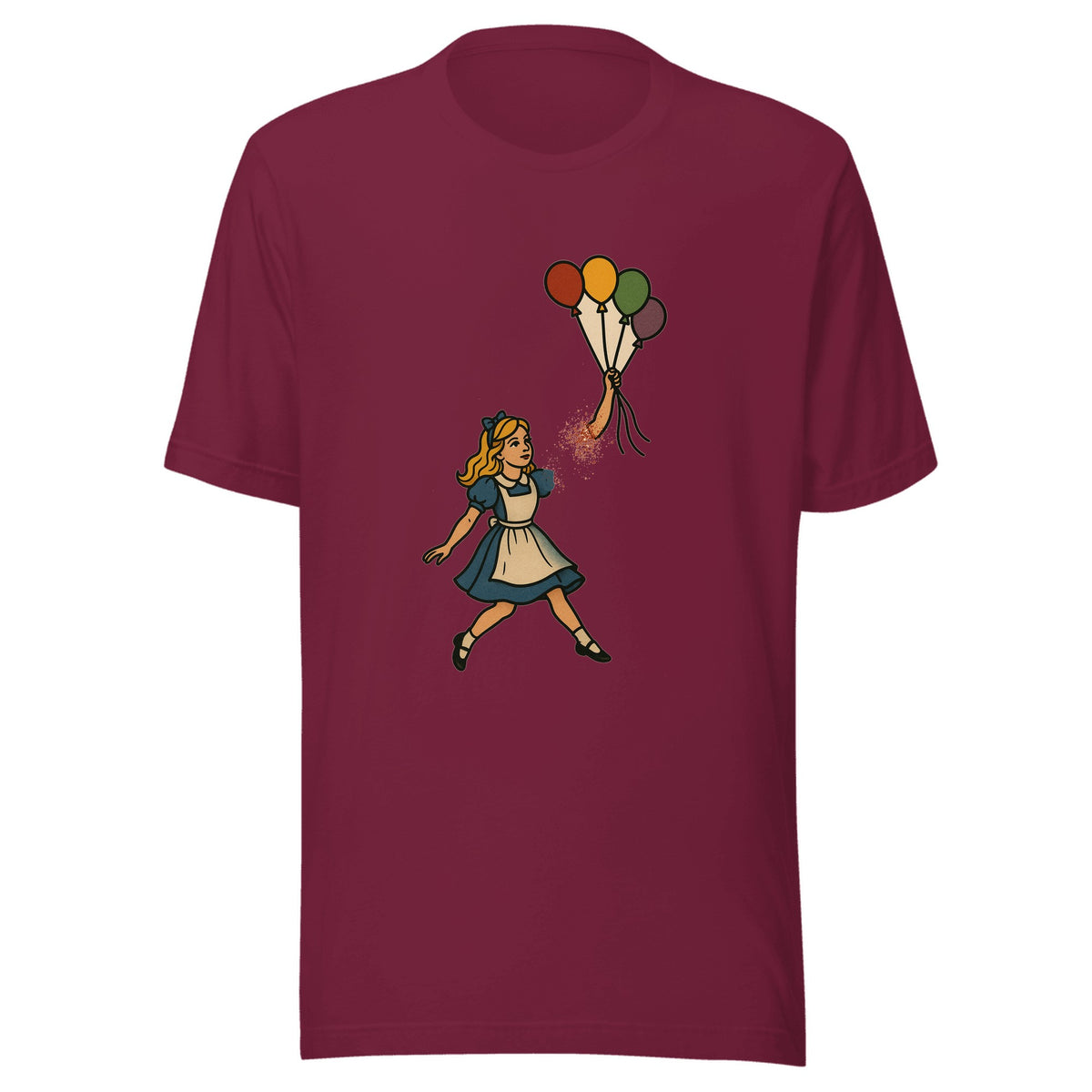 Alice and the Balloons — Unisex / Maroon
