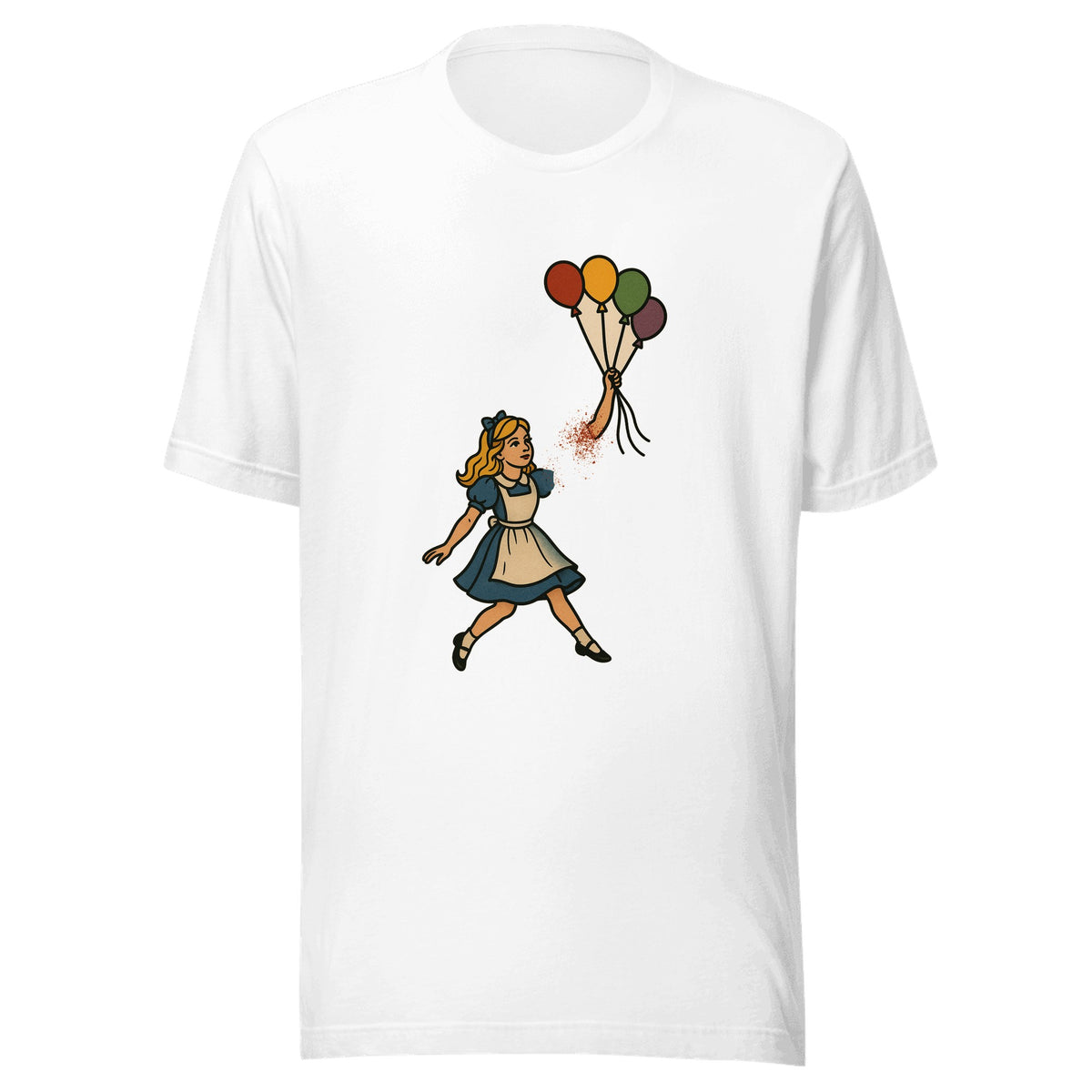 Alice and the Balloons — Unisex / White