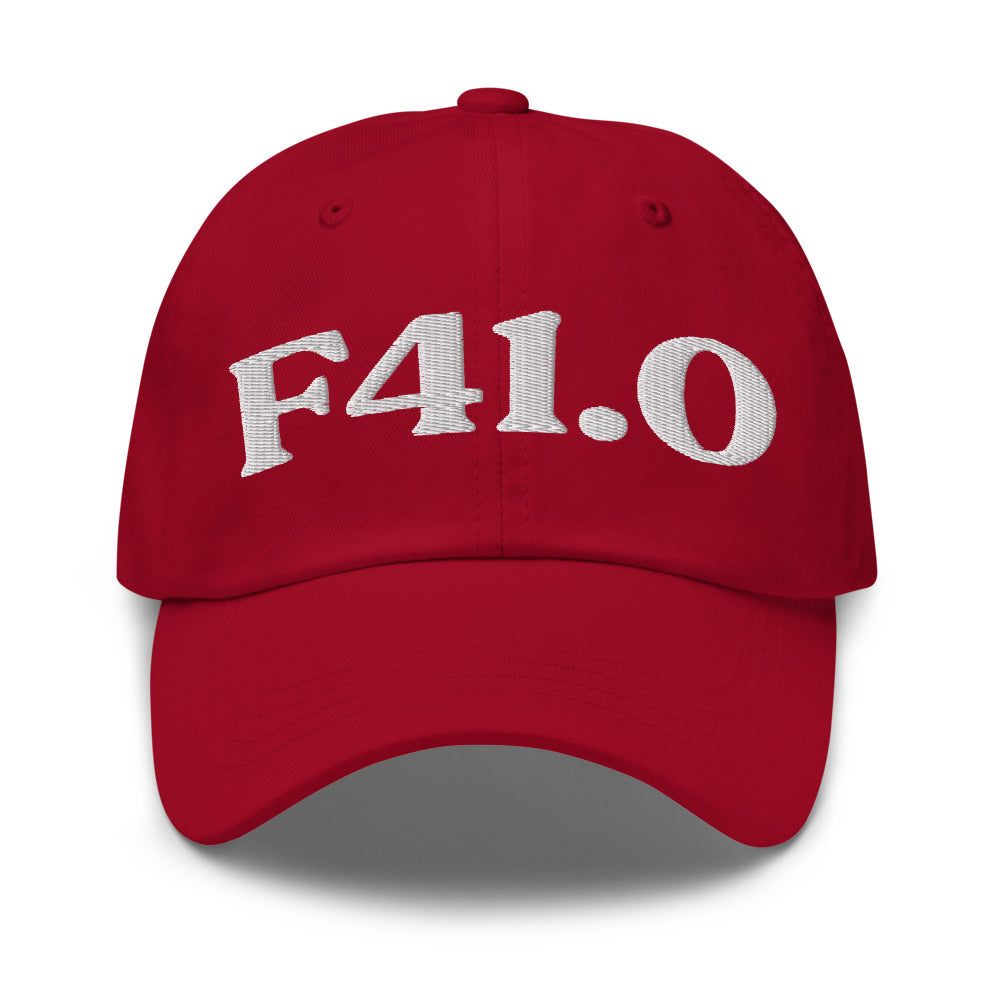 F41.0 - Cranberry / White