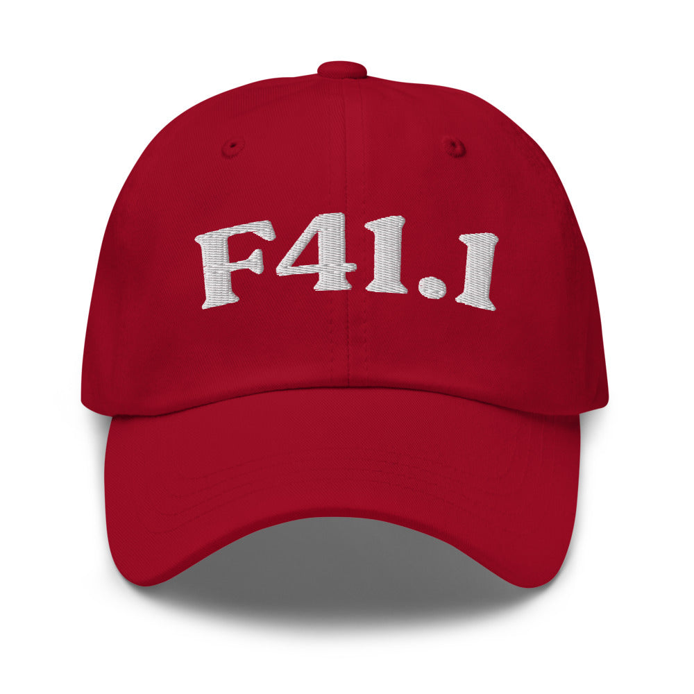 F41.1 - Cranberry / White