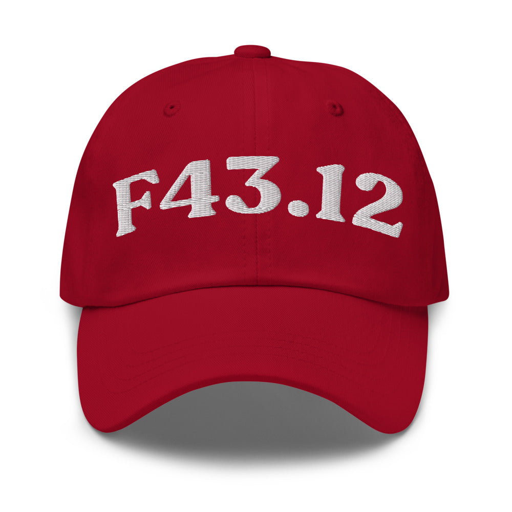 F43.12 - Cranberry / White