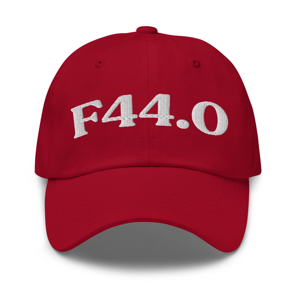 F44.0 - Cranberry / White
