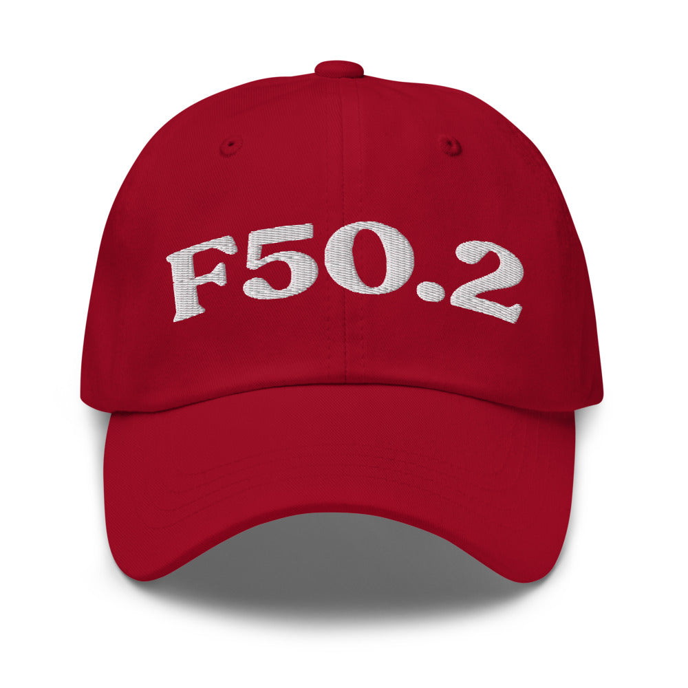F50.2 - Cranberry / White