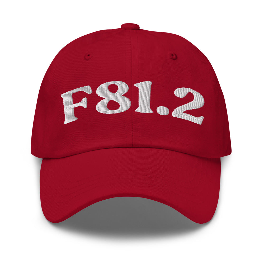 F81.2 - Cranberry / White