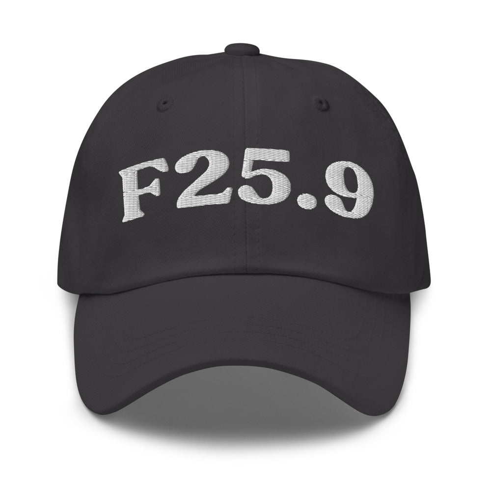 F25.9 - Dark Grey / White