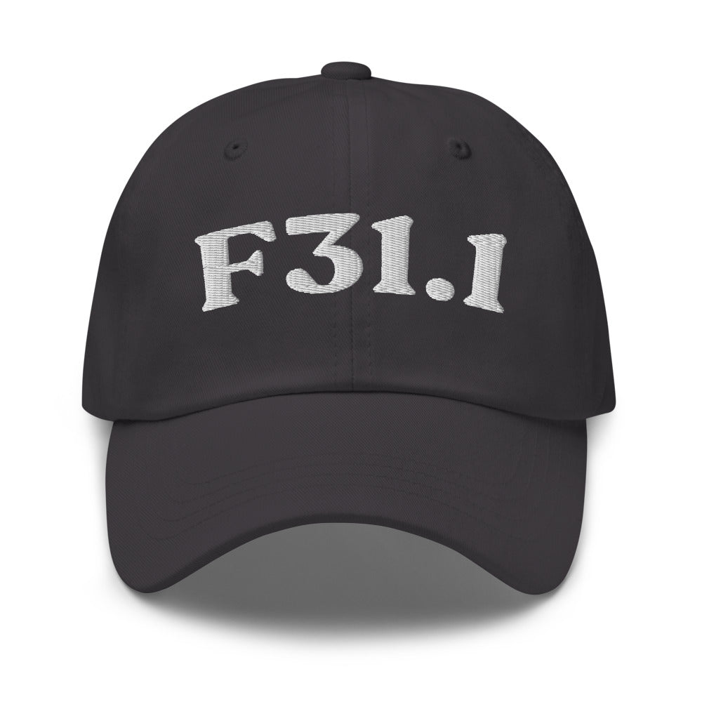F31.1 - Dark Grey / White