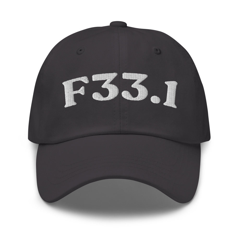 F33.1 - Dark Grey / White