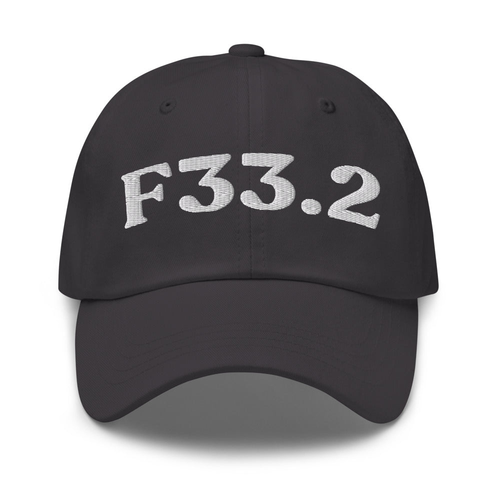 F33.2 - Dark Grey / White