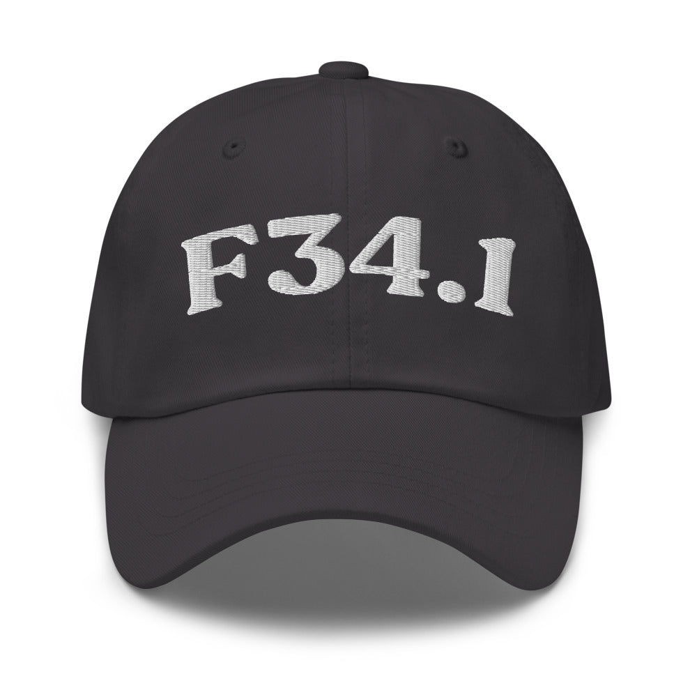 F34.1 - Dark Grey / White