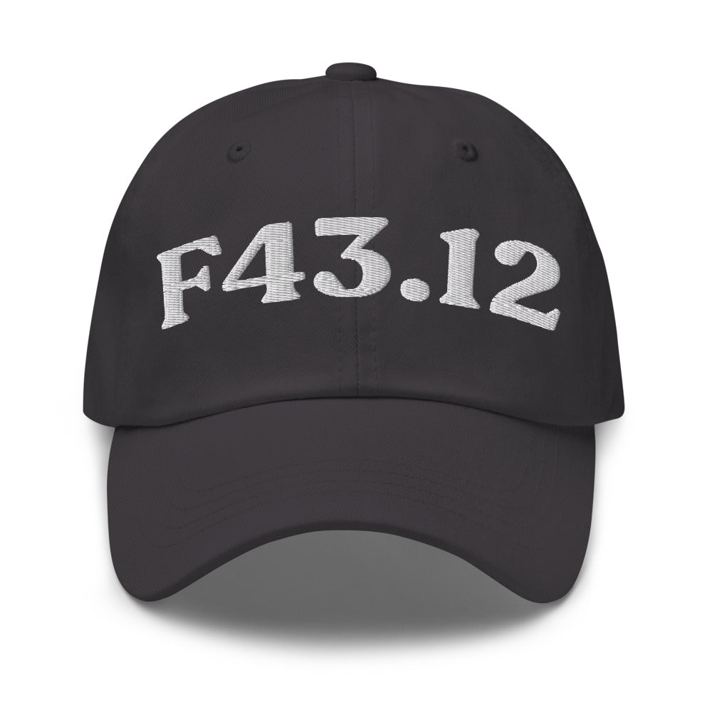 F43.12 - Dark Grey / White