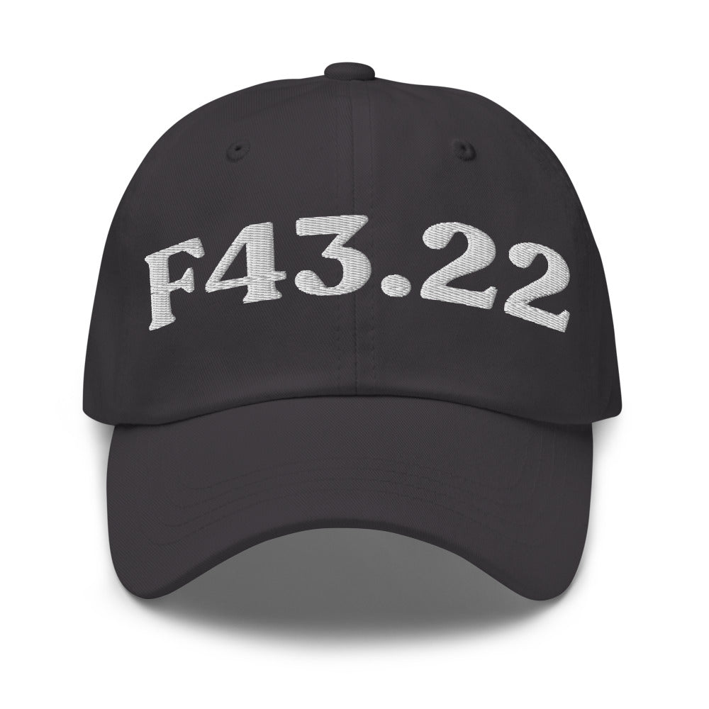 F43.22 - Dark Grey / White