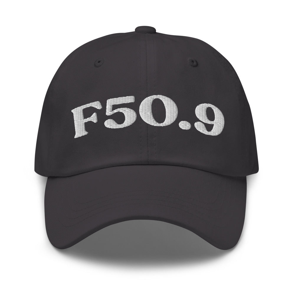 F50.9 - Dark Grey / White