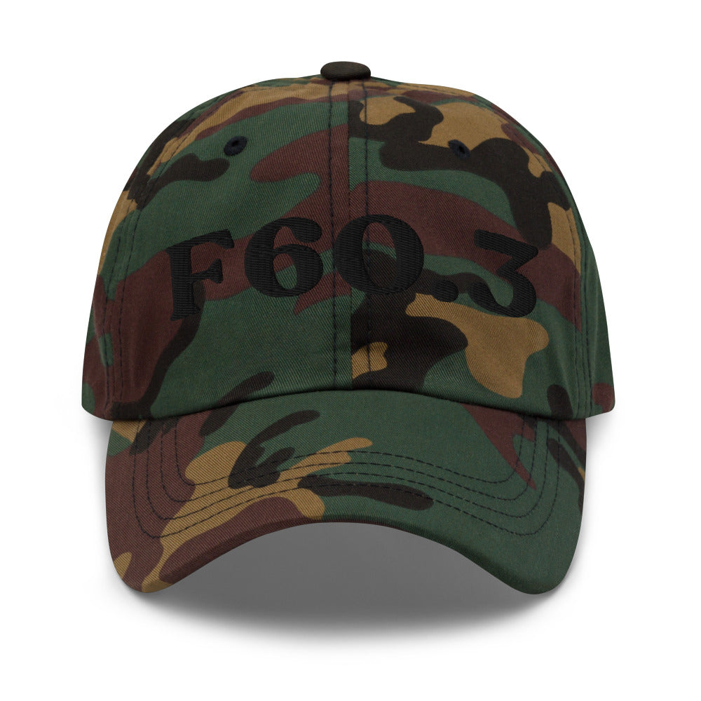 F60.3 Borderline Personality Disorder - Green Camo / Black