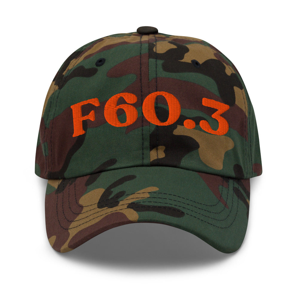 F60.3 Borderline Personality Disorder - Green Camo / Orange