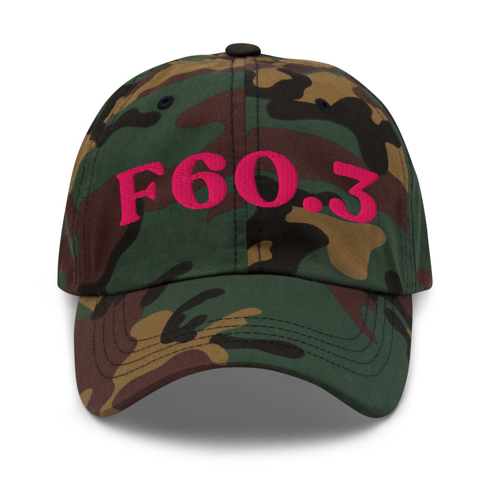 F60.3 Borderline Personality Disorder - Green Camo / Flamingo