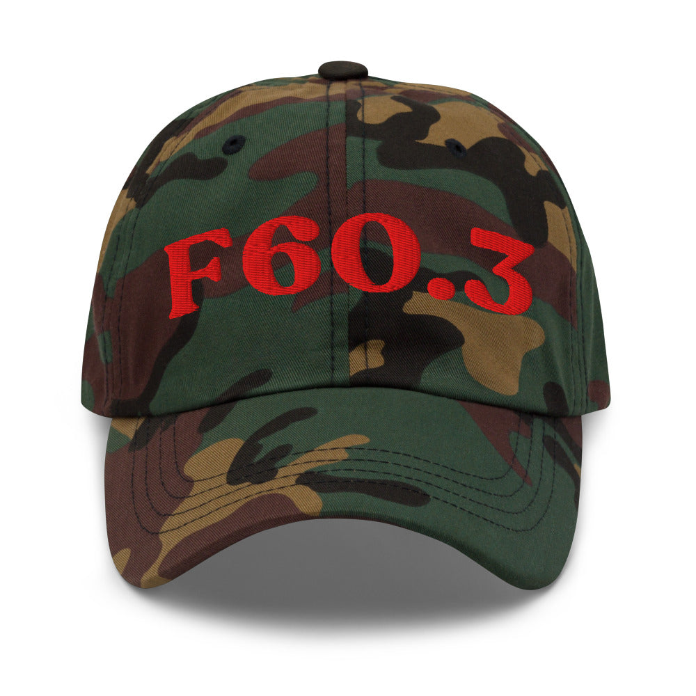 F60.3 Borderline Personality Disorder - Green Camo / Red