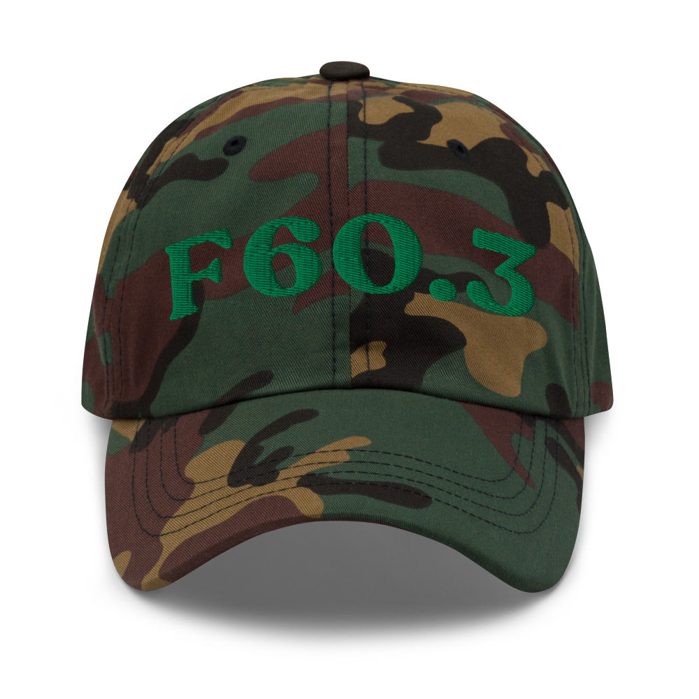 F60.3 Borderline Personality Disorder - Green Camo / Kelly Green
