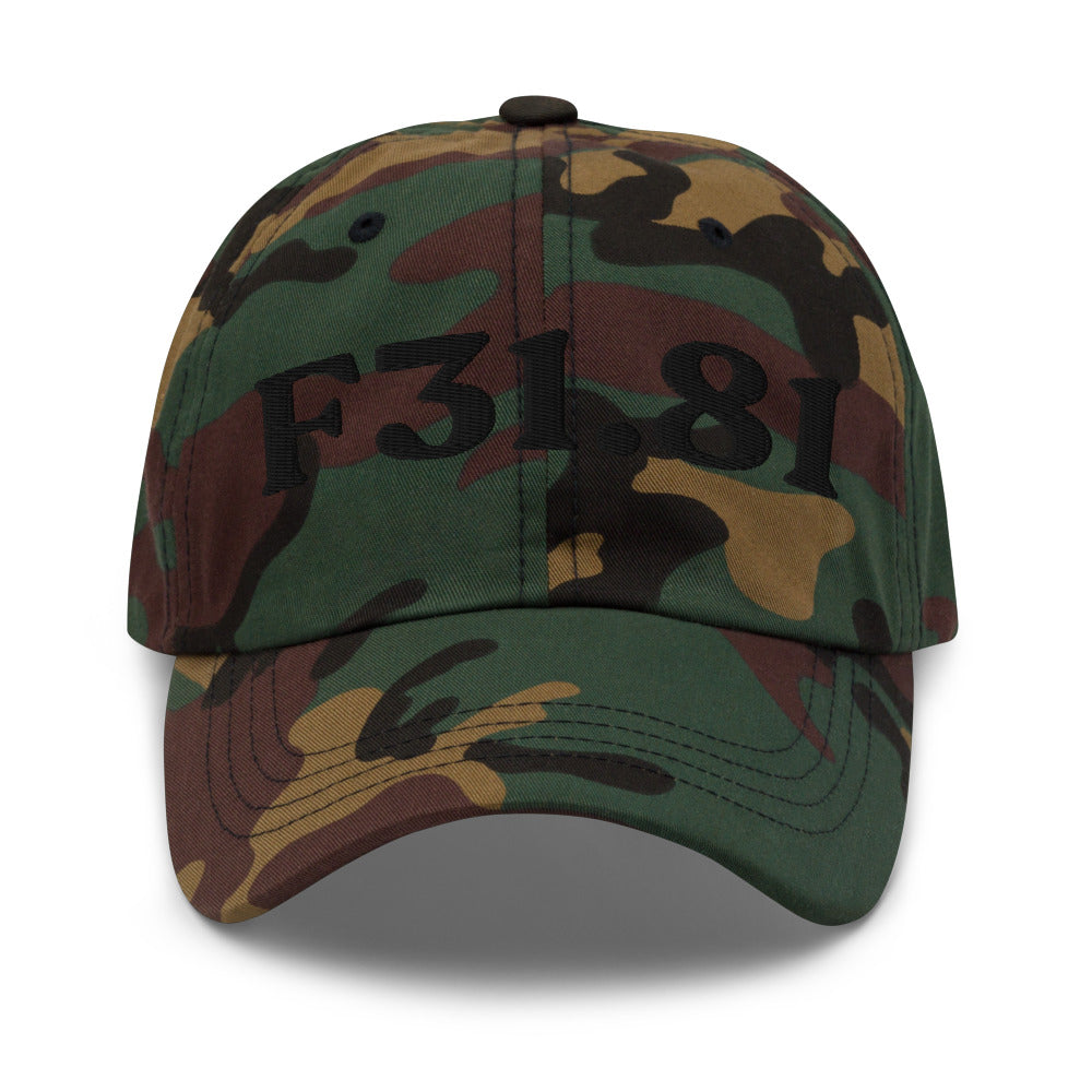 F31.81 Bipolar II Disorder - Green Camo / Black
