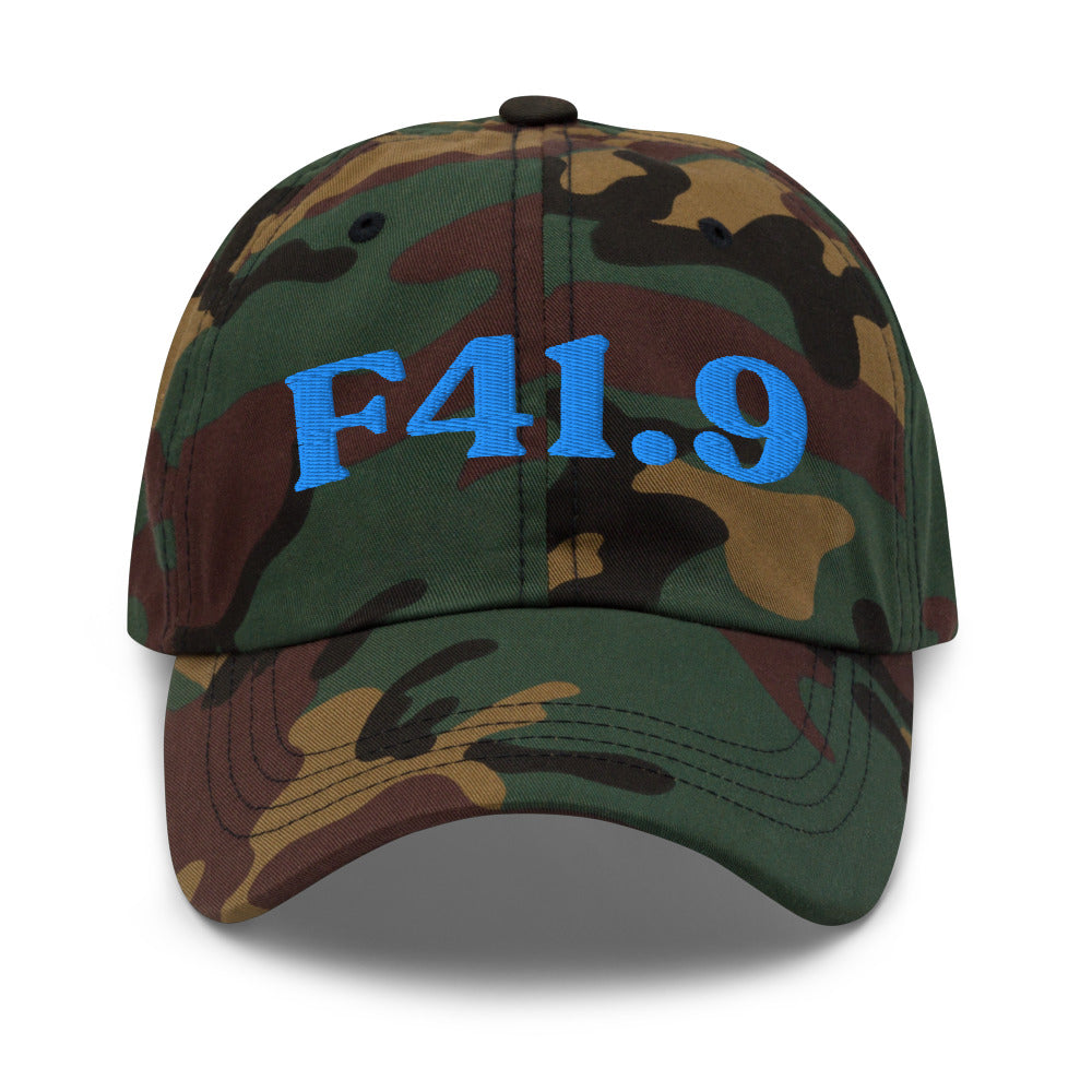 F41.9 Anxiety Disorder - Green Camo / Aqua/Teal