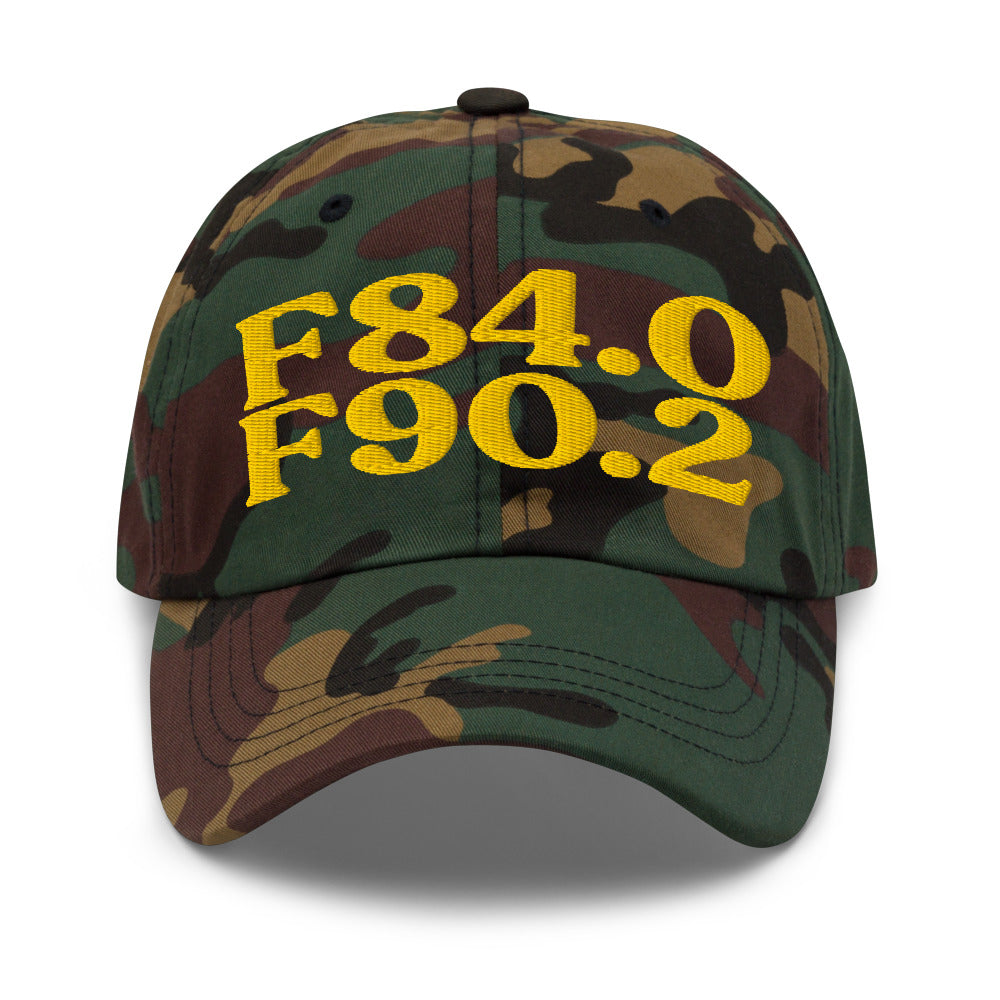 AuDHD (Autism + ADHD) - Green Camo / Gold