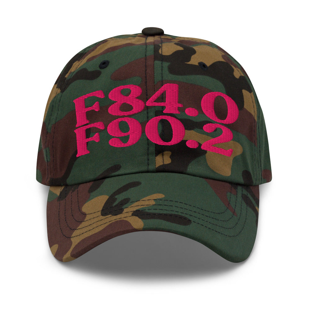 AuDHD (Autism + ADHD) - Green Camo / Flamingo
