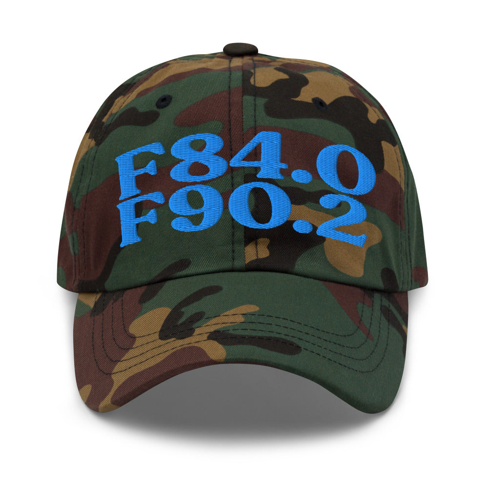 AuDHD (Autism + ADHD) - Green Camo / Aqua/Teal