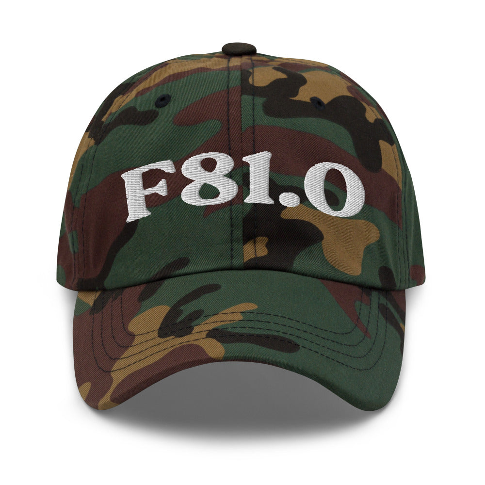F81.0 - Green Camo / White