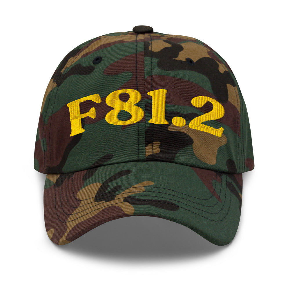 F81.2 Dyscalculia - Green Camo / Gold