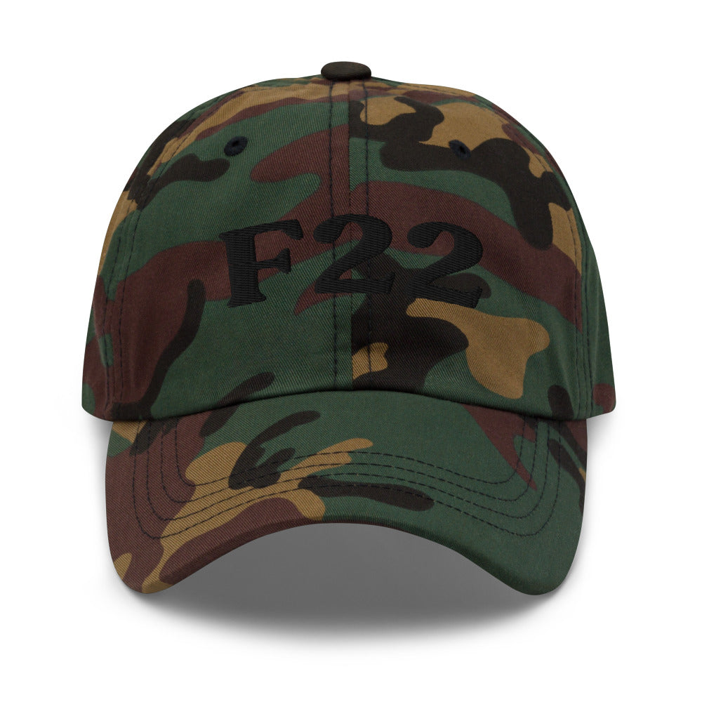 F22 Delusional Disorder - Green Camo / Black