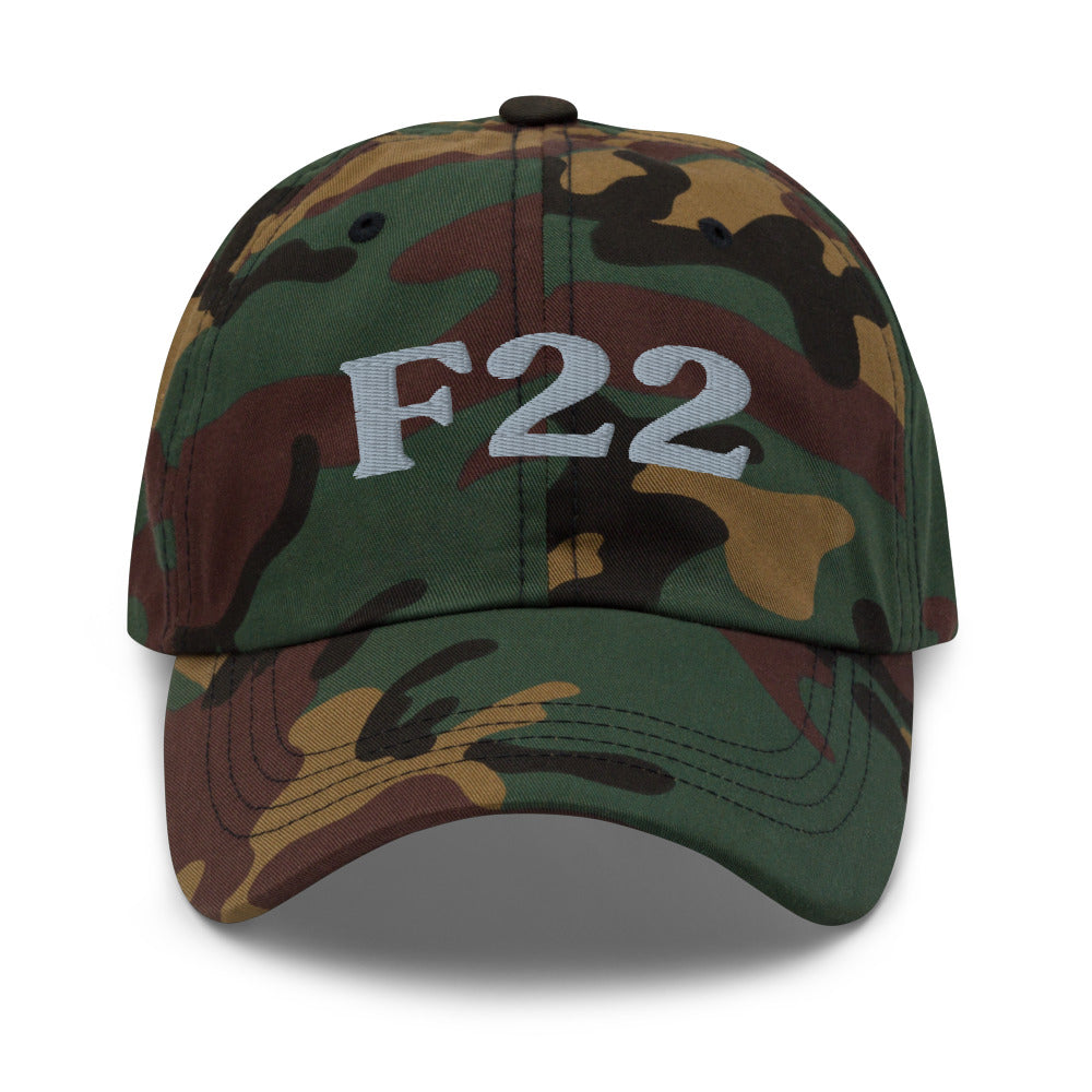 F22 Delusional Disorder - Green Camo / Grey