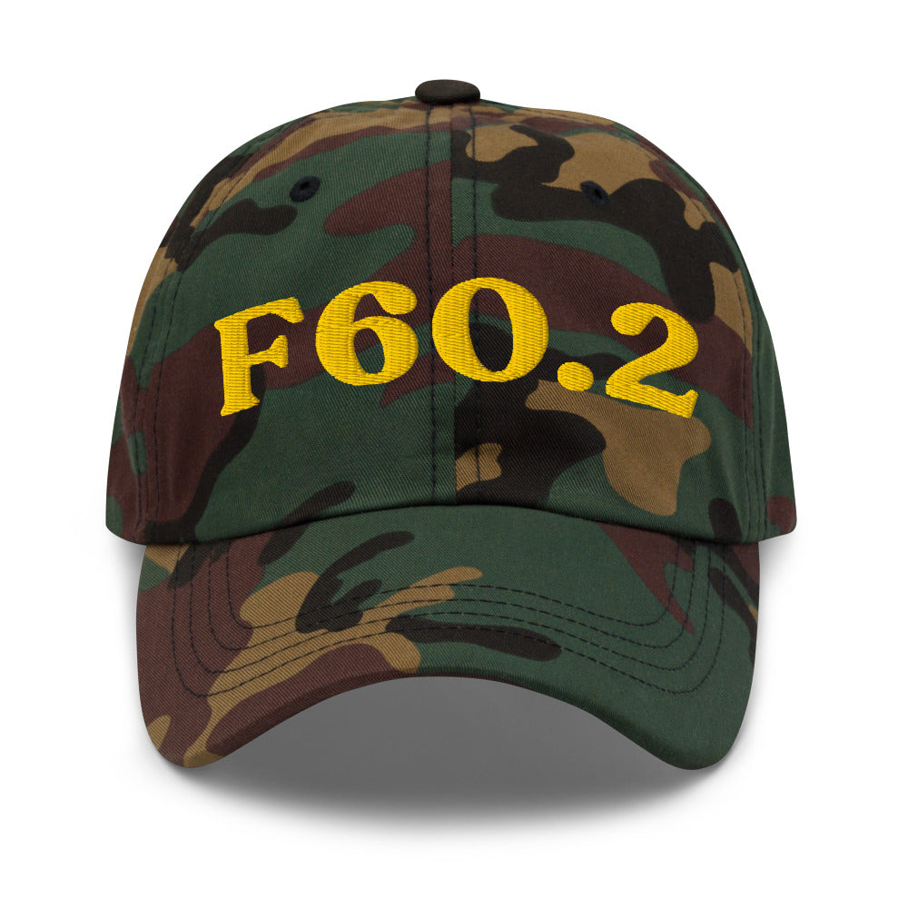 F60.2 Antisocial Personality Disorder - Green Camo / Gold