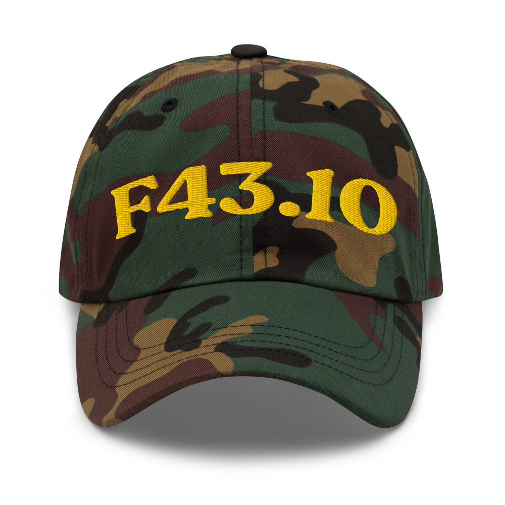 F43.10 Post-Traumatic Stress Disorder - Green Camo / Gold