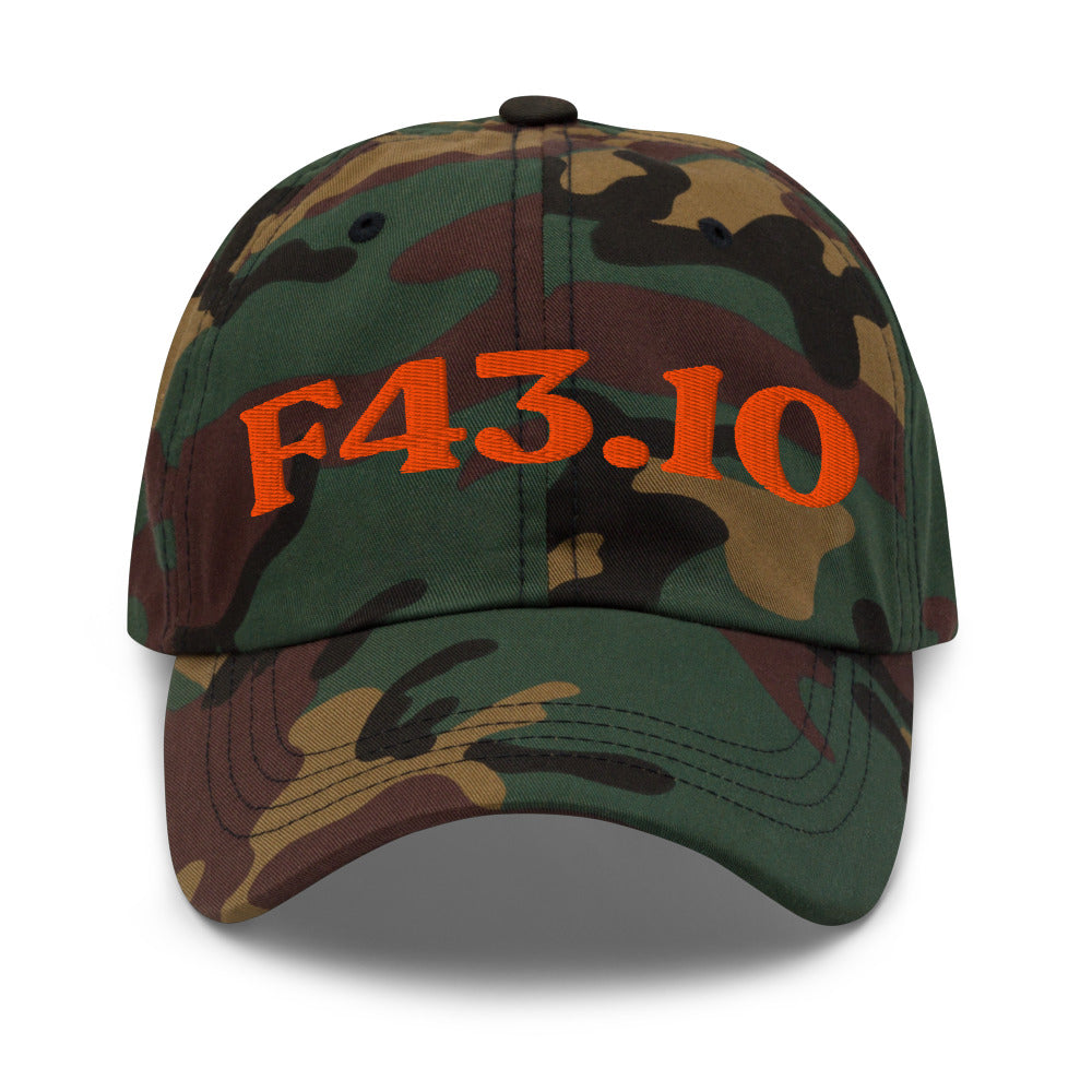 F43.10 Post-Traumatic Stress Disorder - Green Camo / Orange