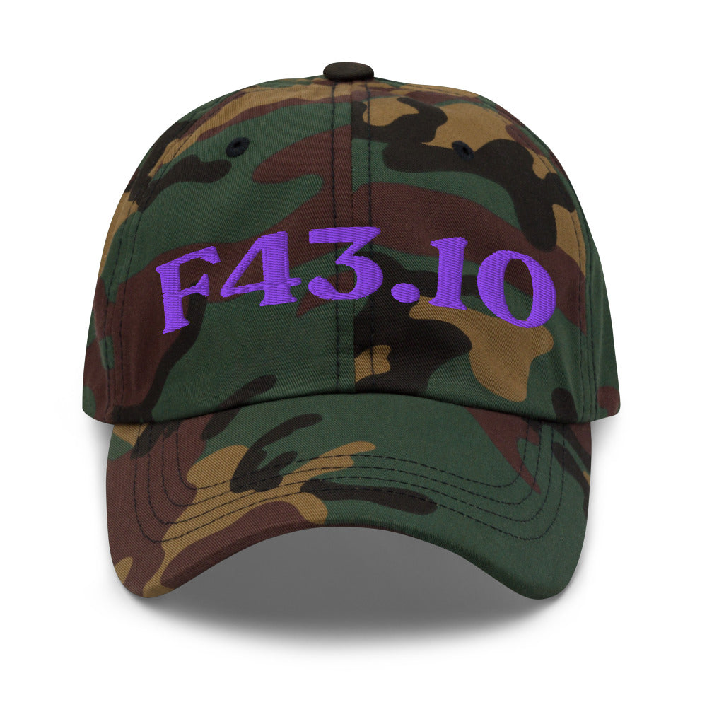 F43.10 Post-Traumatic Stress Disorder - Green Camo / Purple