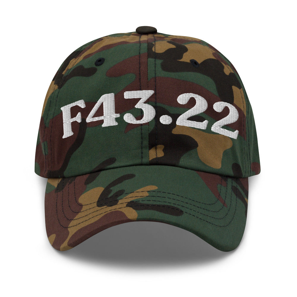 F43.22 Adjustment Disorder With Anxiety - Green Camo / White