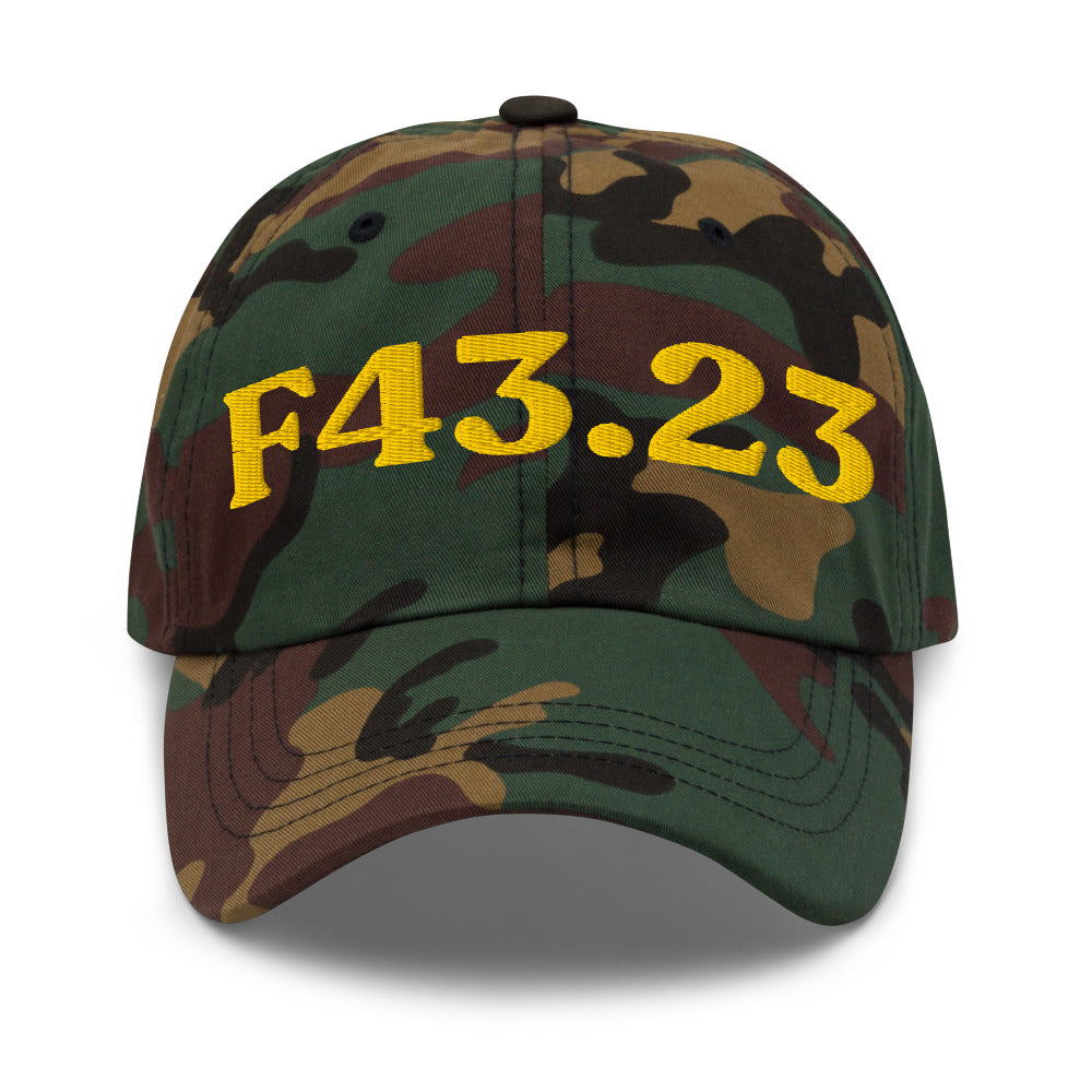 F43.23 Adjustment Disorder With Mixed Anxiety And Depression - Green Camo / Gold