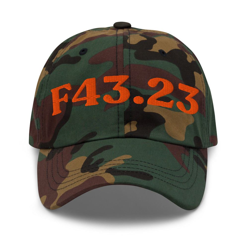 F43.23 Adjustment Disorder With Mixed Anxiety And Depression - Green Camo / Orange