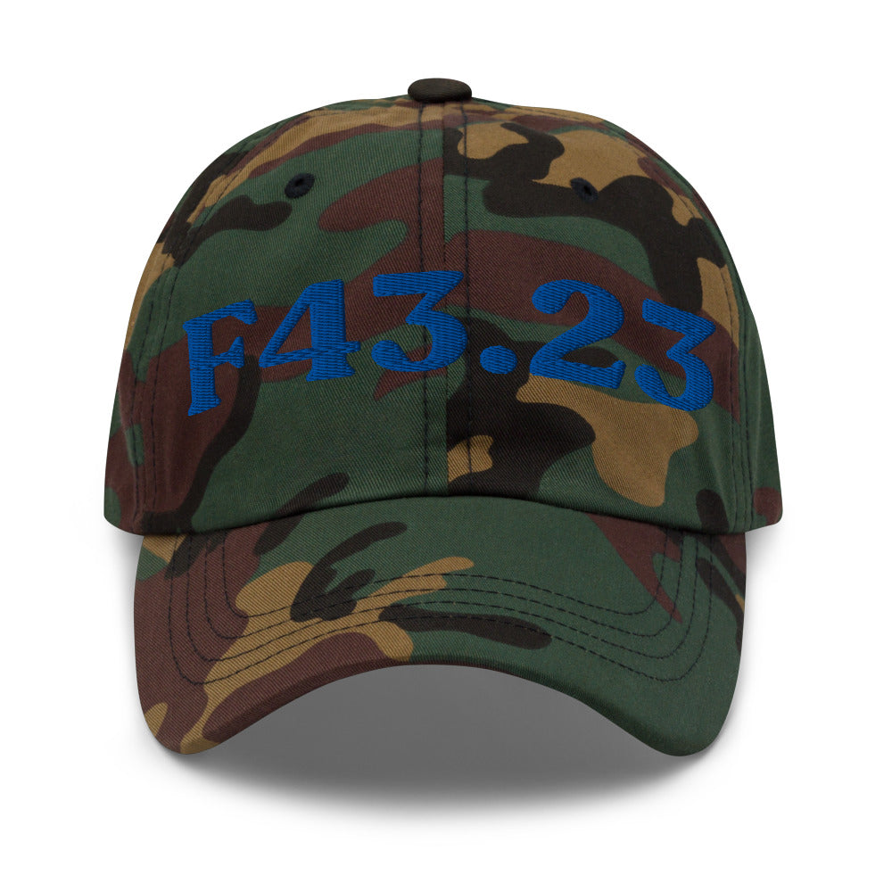 F43.23 Adjustment Disorder With Mixed Anxiety And Depression - Green Camo / Royal