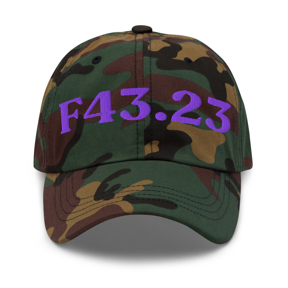 F43.23 Adjustment Disorder With Mixed Anxiety And Depression - Green Camo / Purple