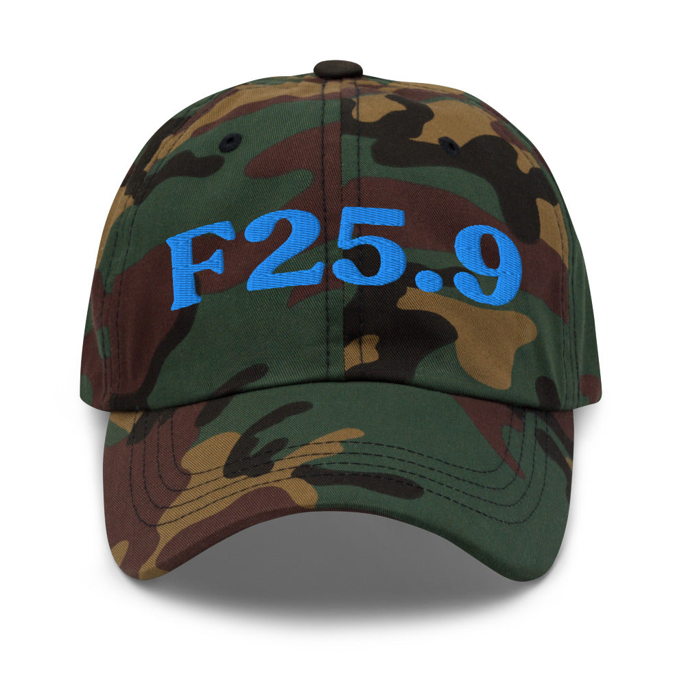 F25.9 Schizoaffective Disorder - Green Camo / Aqua/Teal