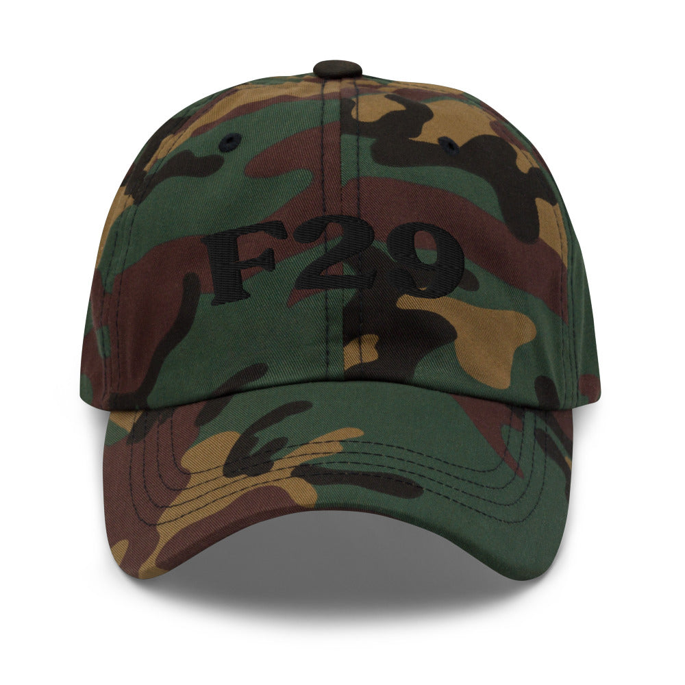 F29 Unspecified Psychosis - Green Camo / Black