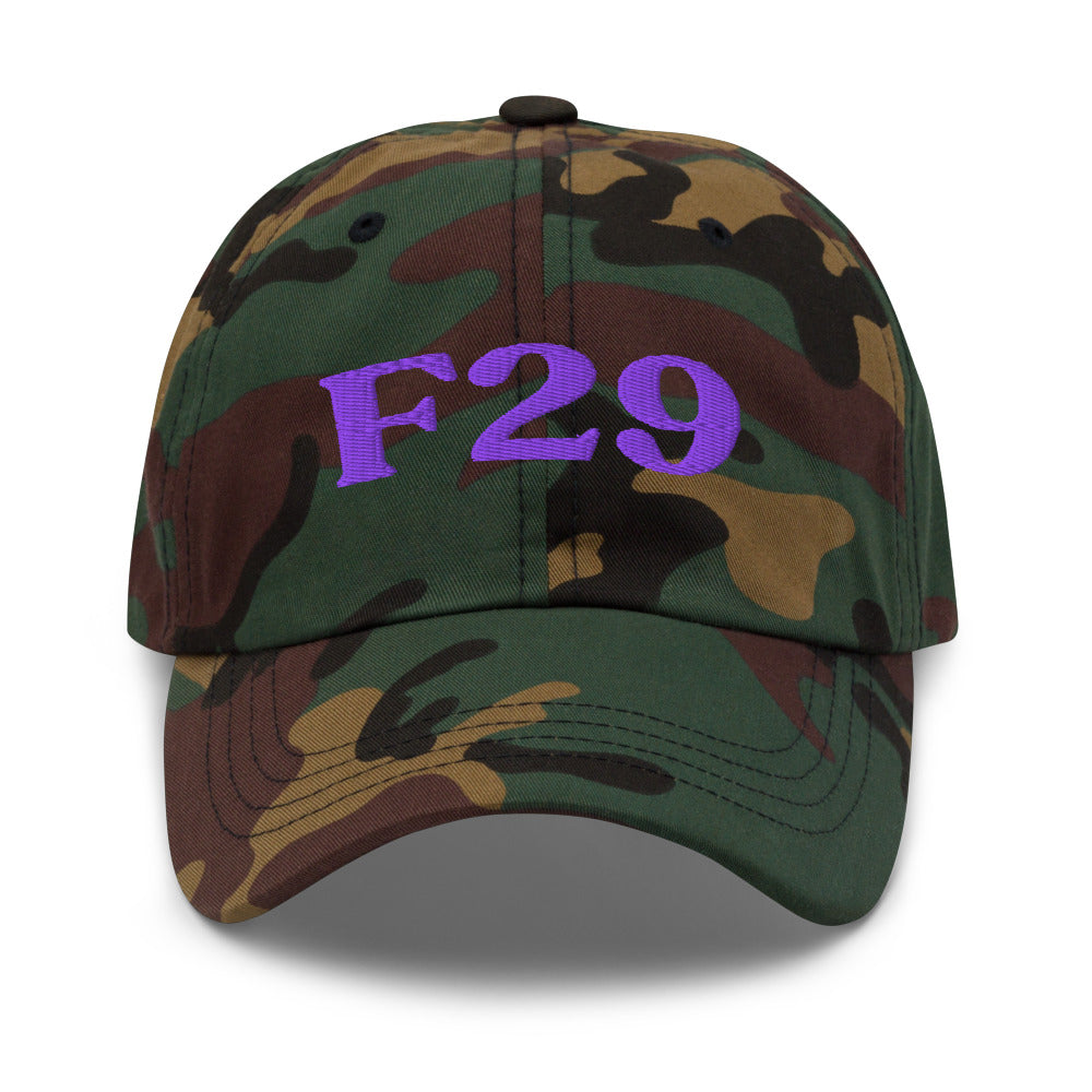F29 Unspecified Psychosis - Green Camo / Purple