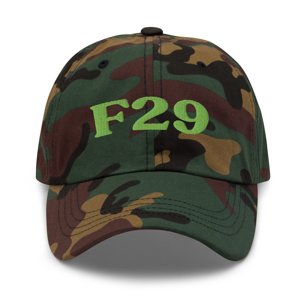 F29 Unspecified Psychosis - Green Camo / Kiwi Green