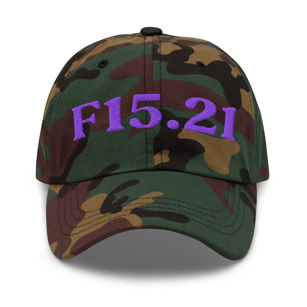 F15.21 Stimulant Use Disorder In Remission - Green Camo / Purple