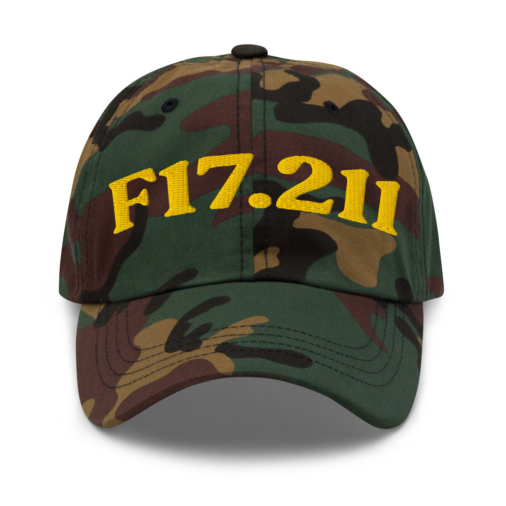 F17.211 Nicotine Dependence In Remission - Green Camo / Gold